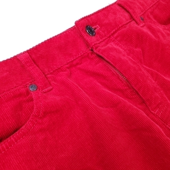 TALBOTS Heritage Red Corduroy Size 10 - Picture 6 of 14